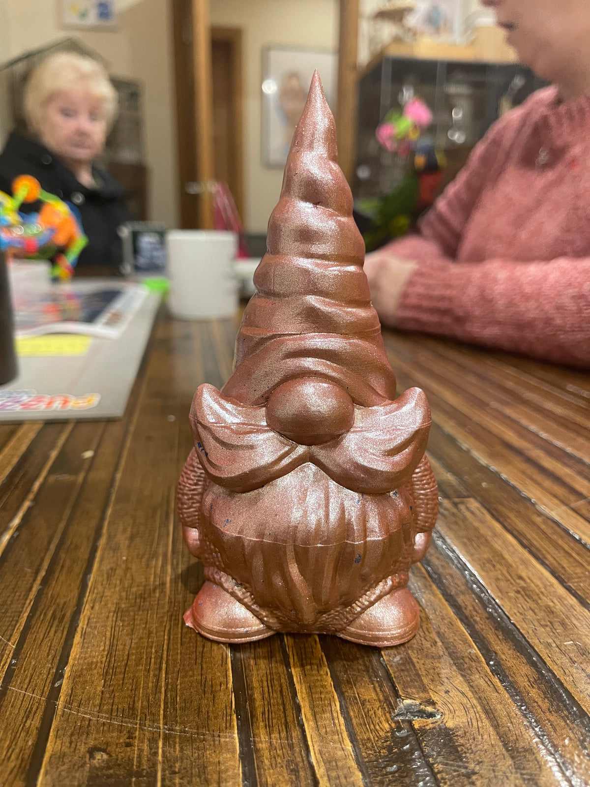 3D Printed Christmas Gnome – Hand-Finished Festive Ornament