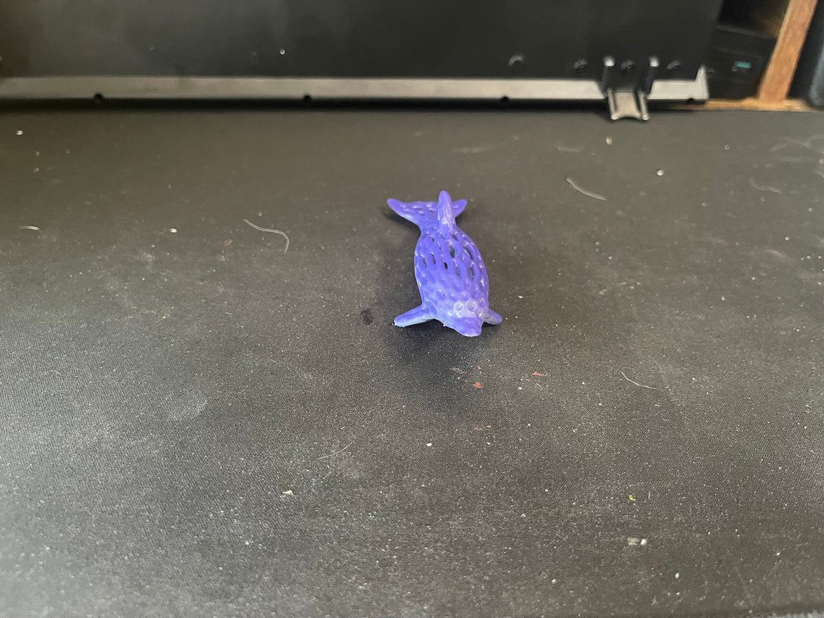 Voronoi Dolphin Ornament