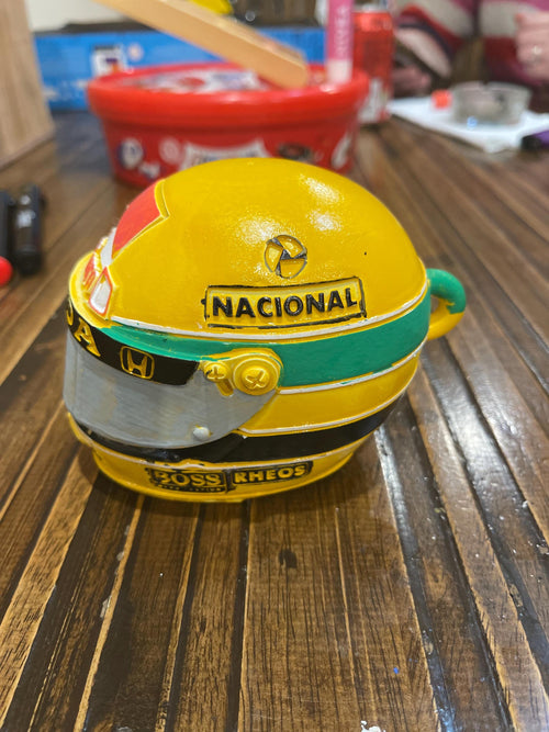 Ayrton Senna Replica F1 Helmet