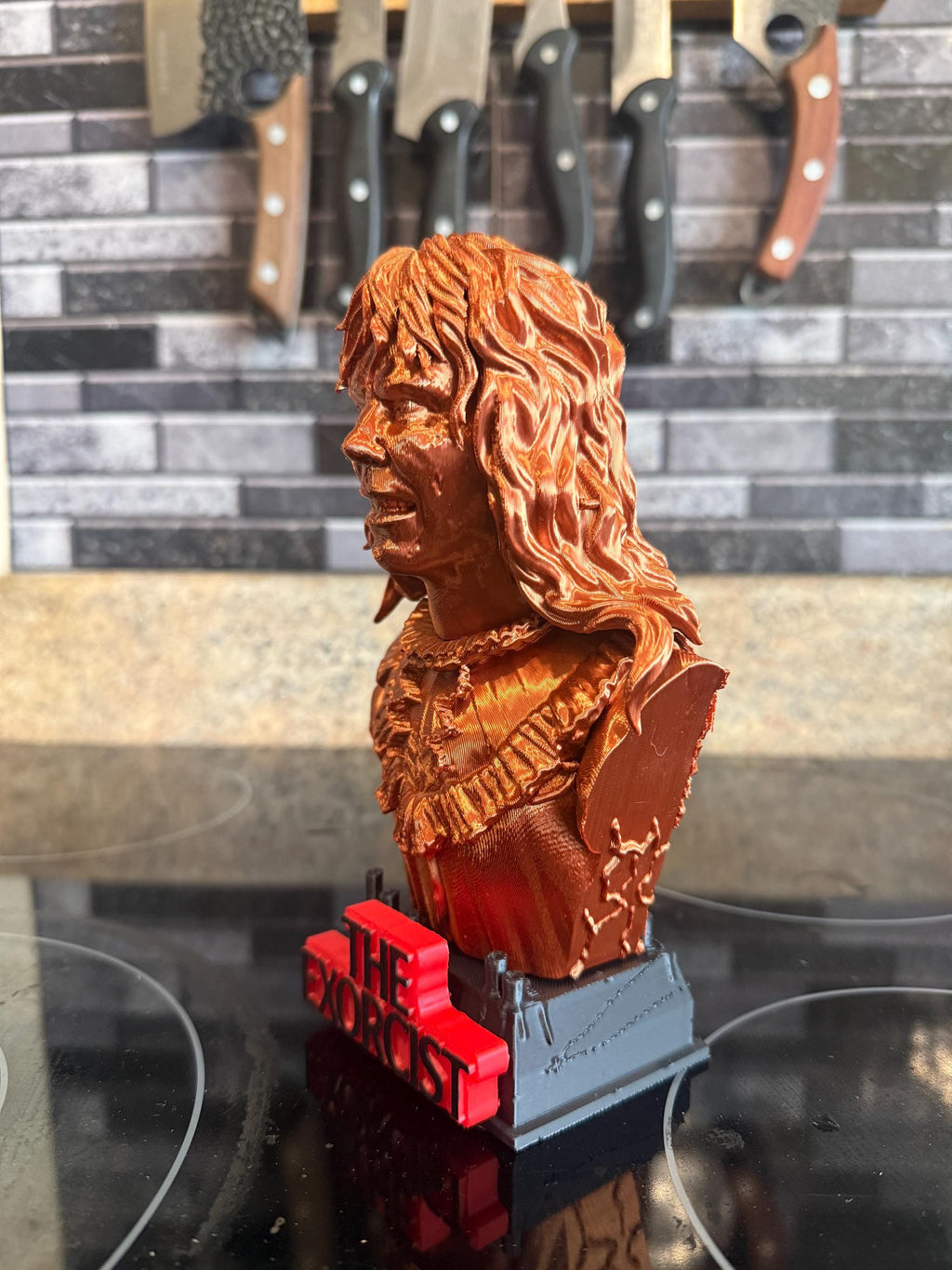 Bronze Regan Bust - The Exorcist