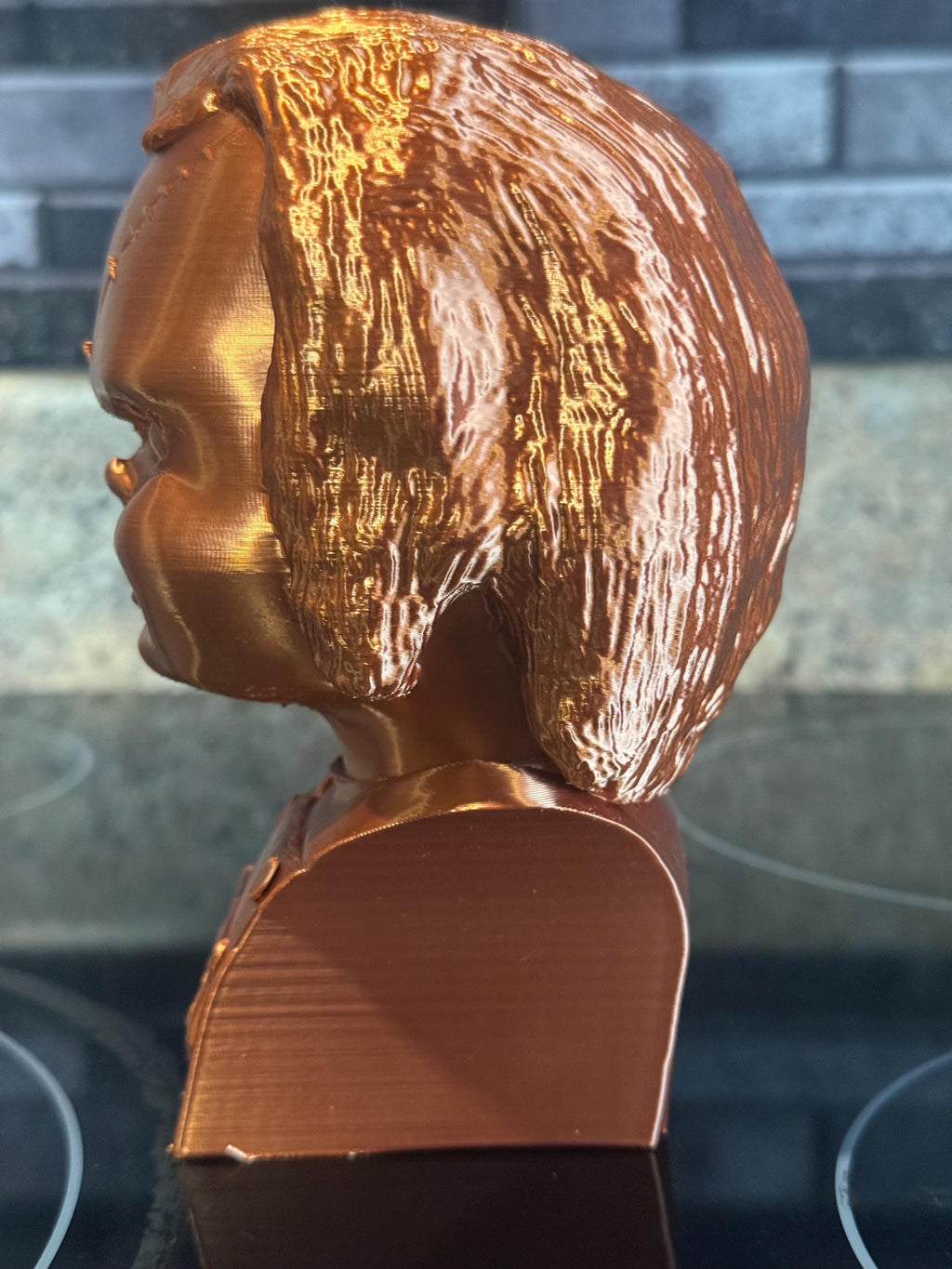 Bronze Chucky Doll Bust - Childs Play