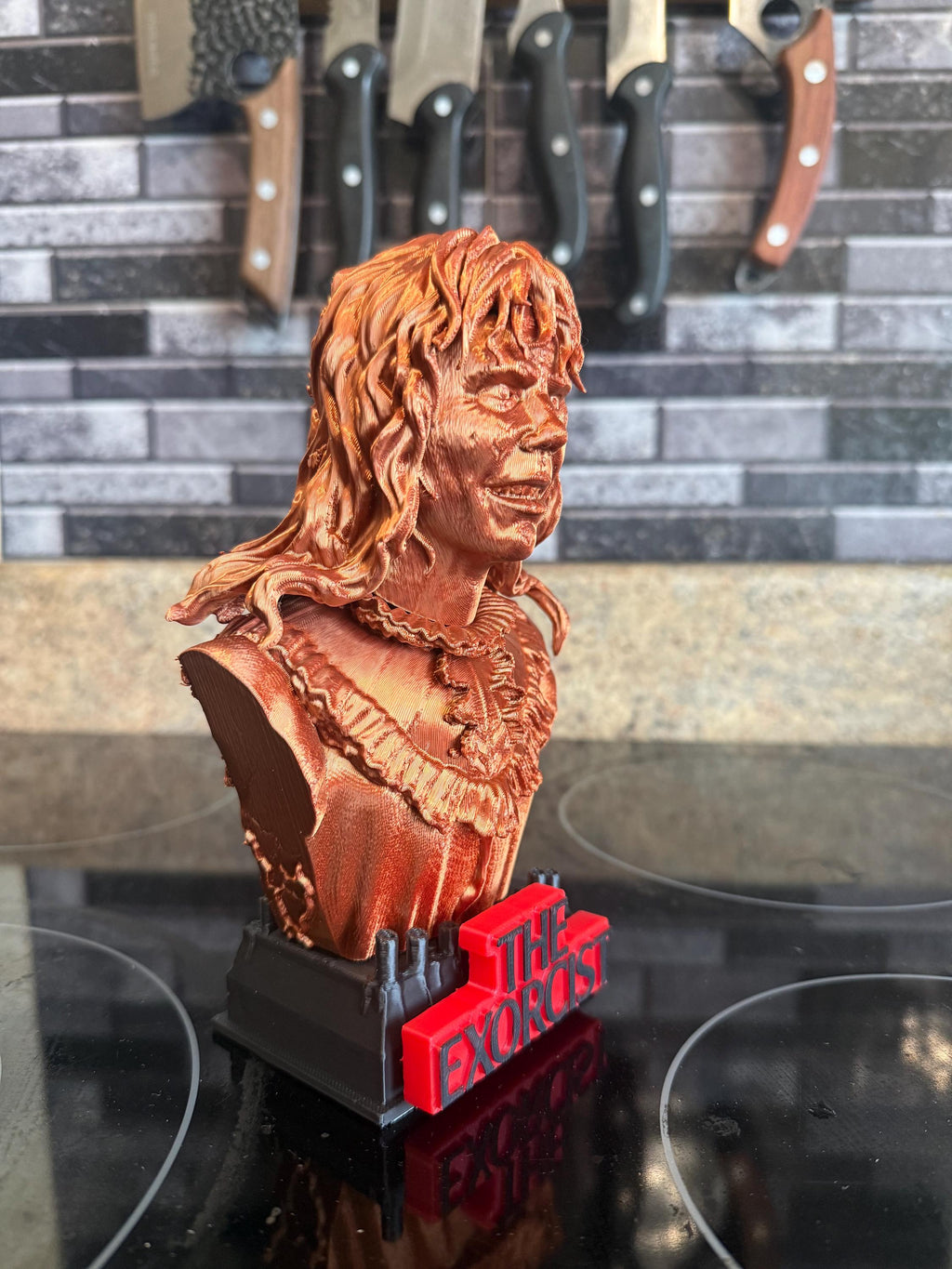 Bronze Regan Bust - The Exorcist